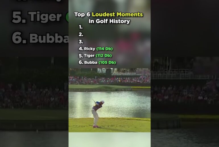 Loudest Moments in Golf History #pga #pgatour #golf #golfswing #golfer #donaldtrump #maga #joebiden