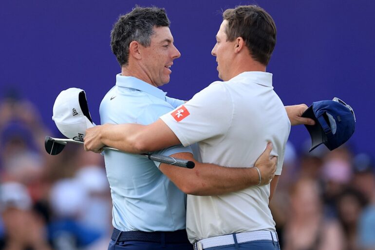 Matt Fitzpatrick wins World Tour Championship in playoff vs Rory McIlroy; Race To Dubai trophy; Results