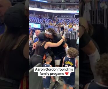 Aaron Gordon with his kids 🥹