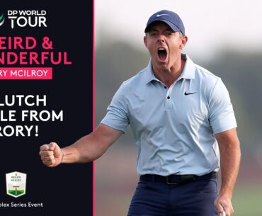 Rory McIlroy Eagles the 18th to Force Play-Off | 2025 DP World Tour Championship