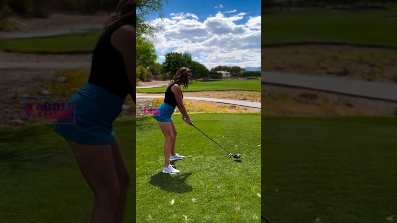 Amazing Golf Swing you need to see | Golf Girl awesome swing | Golf shorts | Lauryn Lux Amazing Golf Swing you need to see | Golf Girl awesome swing | Golf shorts | Lauryn Lux