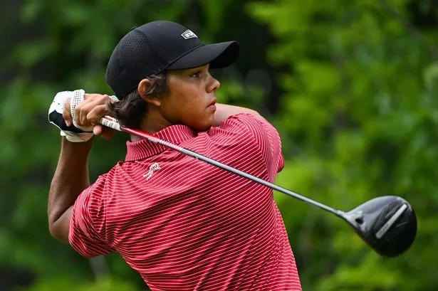 Charlie Woods has shown his skills once again