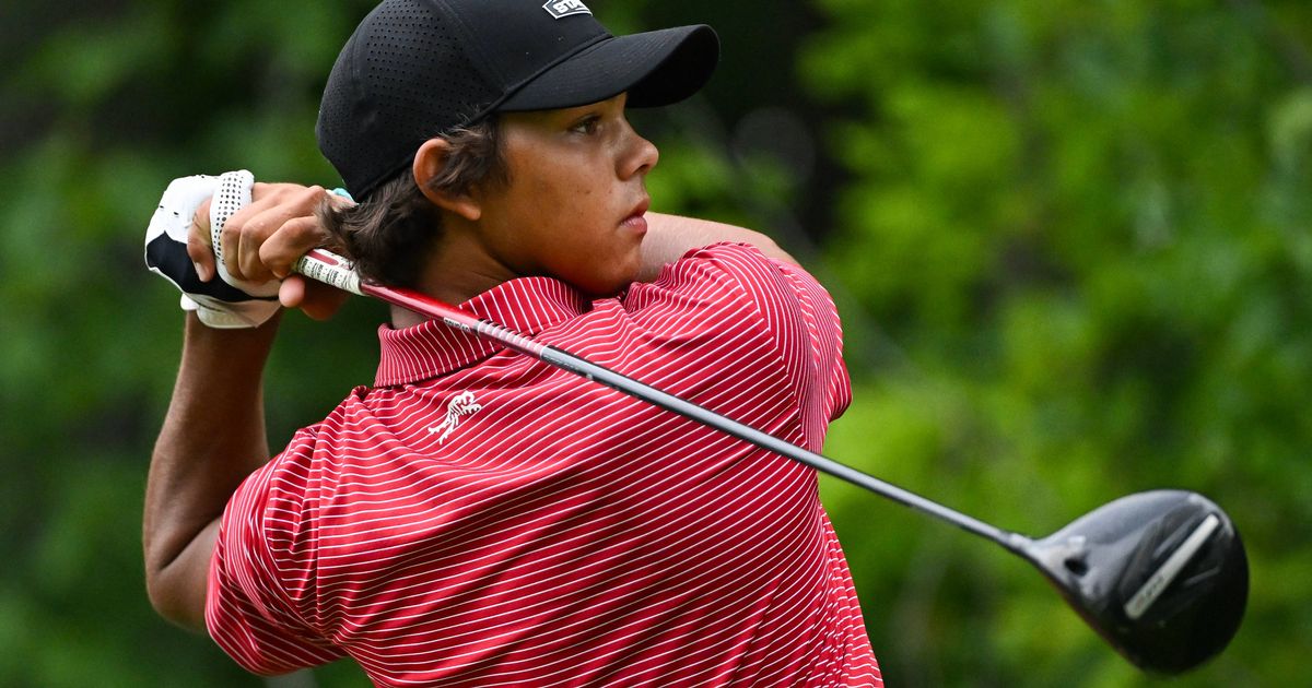 Charlie Woods puts on show in front of father Tiger to claim high school state title Irish Star