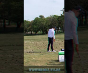 Matti Schmid golf swing at the Valspar driving range '25 #shorts #golf #golfcourse