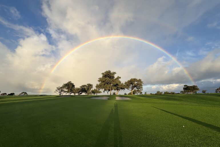 Photo my buddy took at Torrey Pines South today