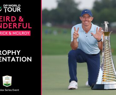 McIlroy & Fitzpatrick Lift the Trophies | Full Trophy Presentation | 2025 DP World Tour Championship