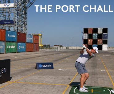 The Port Challenge | Poulter vs Wiesberger | 2022 Slync.Io Dubai Desert Classic
