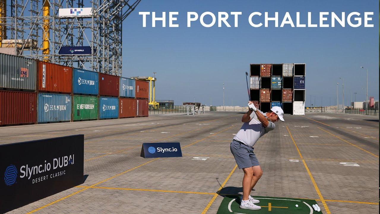The Port Challenge | Poulter vs Wiesberger | 2022 Slync.Io Dubai Desert Classic The Port Challenge | Poulter vs Wiesberger | 2022 Slync.Io Dubai Desert Classic
