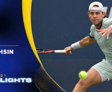 Zizou Bergs vs. Chun-Hsin Tseng Highlights | 2025 US Open Round 1