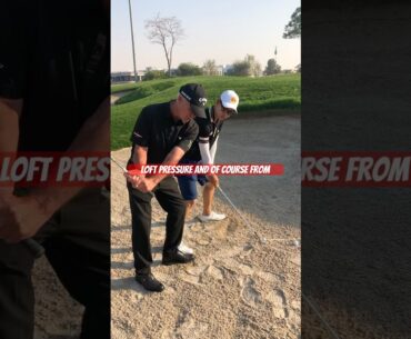 Pete Cowen Coaches the Plugged Lie to a Tour Professional #golf #golftips