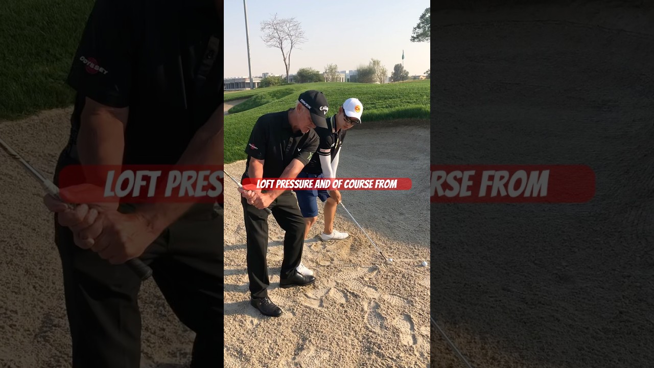 Pete Cowen Coaches the Plugged Lie to a Tour Professional #golf #golftips Pete Cowen Coaches the Plugged Lie to a Tour Professional #golf #golftips