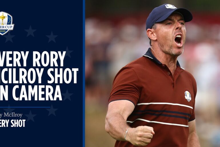 Every Rory McIlroy Shot | 2025 Ryder Cup