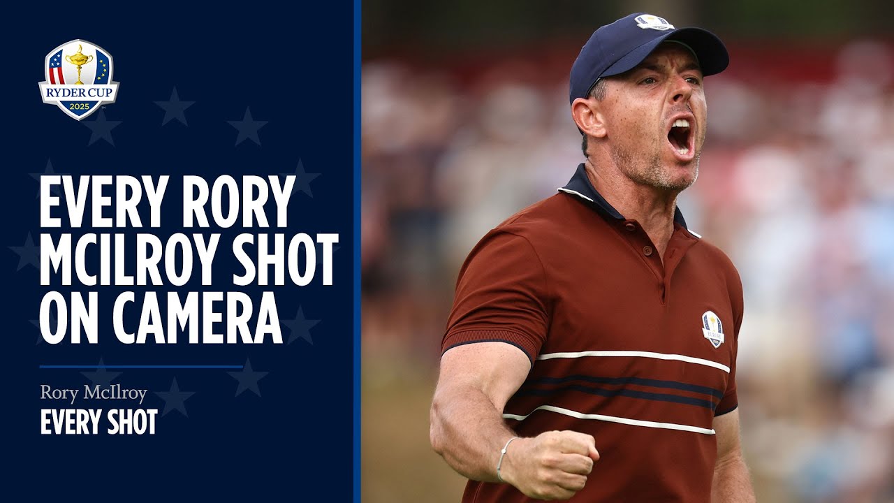 Every Rory McIlroy Shot | 2025 Ryder Cup Every Rory McIlroy Shot | 2025 Ryder Cup
