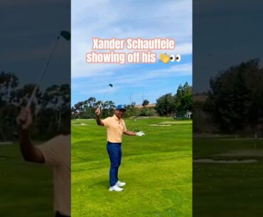Xander Schauffele’s Crazy Hand-Eye Coordination with a Wedge 👀🔥