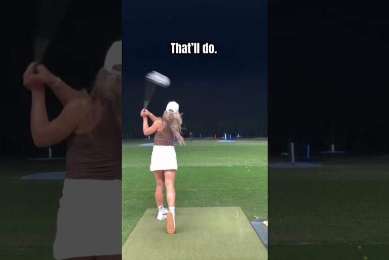 Caption this: #golf #golfswing #girls #speed #fitness #athlete