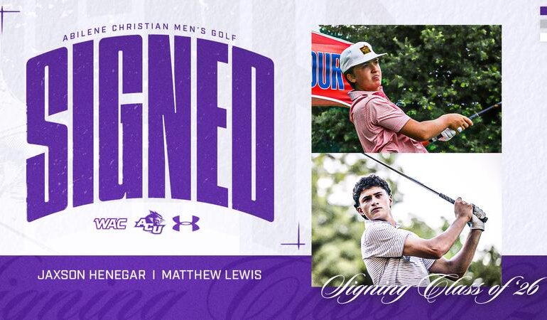 Wildcat Men’s Golf Signs Pair of Texans in Class of 2026
