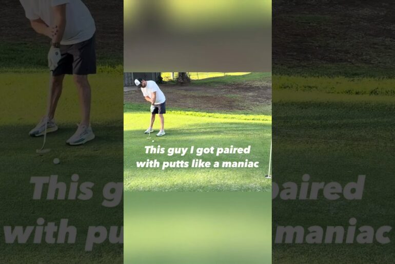 Is this allowed in the rules of golf?? #golf #slightlydialed #golftechnique #golfswing #golfterms