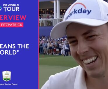 Matt Fitzpatrick's Winning Interview | 2025 DP World Tour Championship