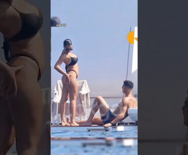 Cristiano Ronaldo junior with his wife georgina😍🤩 #cristianoronaldo#georginarodriguez #shorts