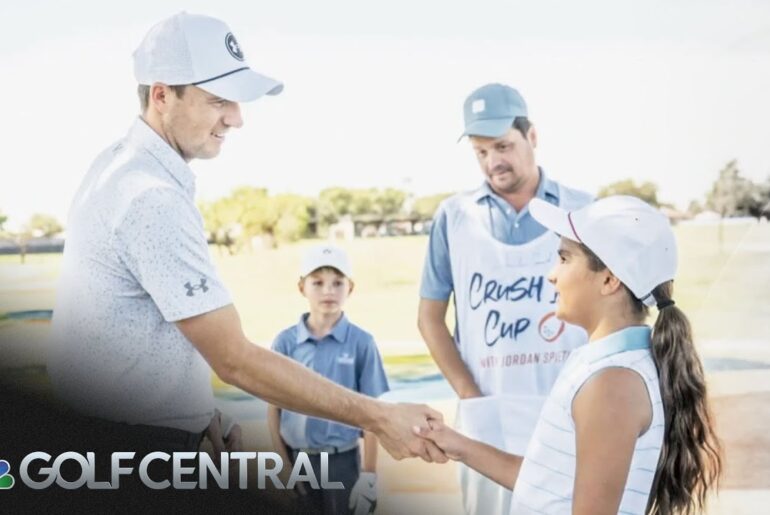 Jordan Spieth on significance of Crush It! Cup: 'Kids are the future' | Golf Central | Golf Channel
