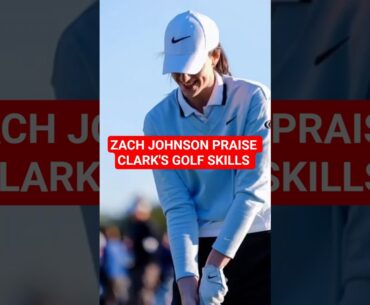 CAPTAIN ZACH JOHNSON & JAY MONAHAN PRAISE CAITLIN CLARK GOLF SKILLS #caitlinclark #lpga #golf #wnba