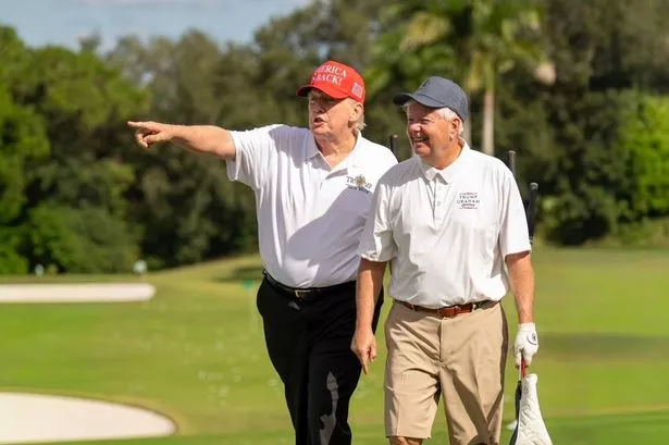 Trump golfed with Sen. Lindsey Graham