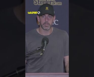 Aaron Rodgers - "I was happy to beat everybody associated with the Jets." #NFL #Shorts