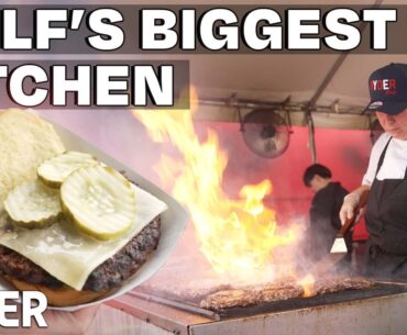 How a Massive Team of Chefs Feeds 350,000 Fans at Golf's Biggest Event — Large Format