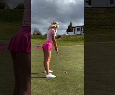 Amazing Golf Swing you need to see | Golf Girl awesome swing | Golf shorts | Brittney Woods