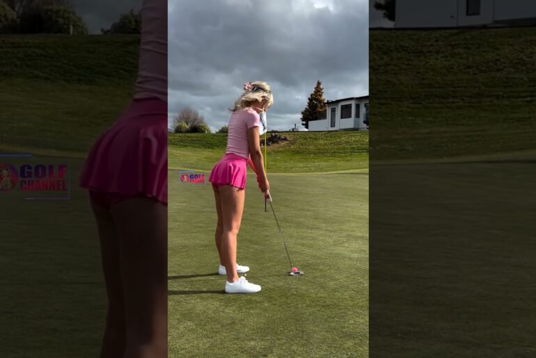Amazing Golf Swing you need to see | Golf Girl awesome swing | Golf shorts | Brittney Woods