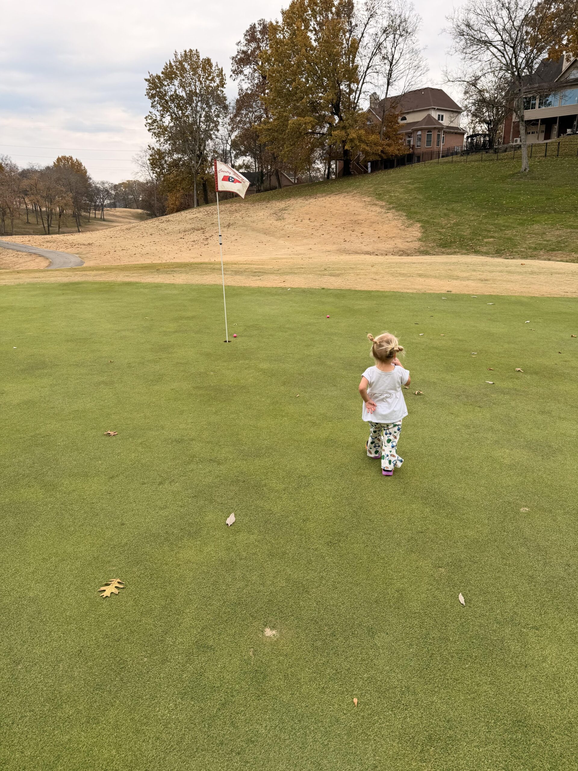 Played 9 holes today and brought my 2 year old Daughter. I’m wrecked in the best way. Played 9 holes today and brought my 2 year old Daughter. I’m wrecked in the best way.