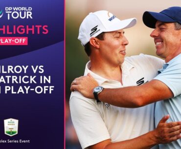 FULL Play-Off | Rory McIlroy vs Matt Fitzpatrick | 2025 DP World Tour Championship