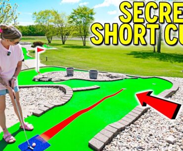 Elisha Gets a CRAZY Hole in One! - Fantastic Course!