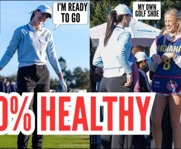 Caitlin Clark REVEALS SHE'S FULLY HEALTHY & TEASES NEW NIKE GOLF SHOE 'PE' IN THE WORKS