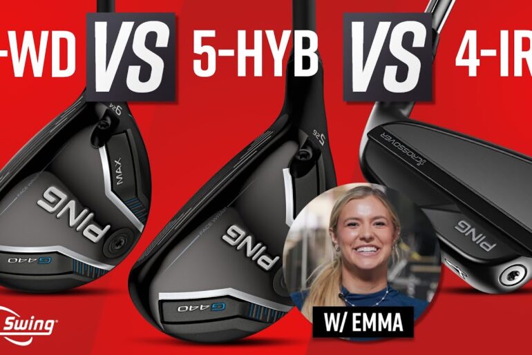 UNEXPECTED RESULTS?! 9-Wood vs 5-Hybrid vs 4-Iron