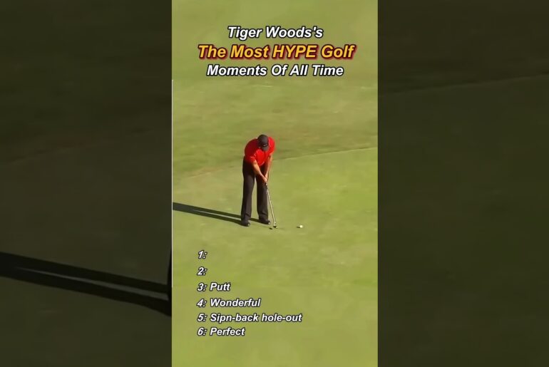 Tiger woods’s the most HYPE golf moments of all time#golf #golfshot