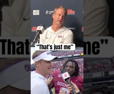 Lane Kiffin on postgame interaction with OU player