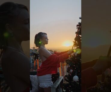 Govee Christmas string lights made this setup way easier & prettier♥️✨#goveechristmaslights @GOVEE