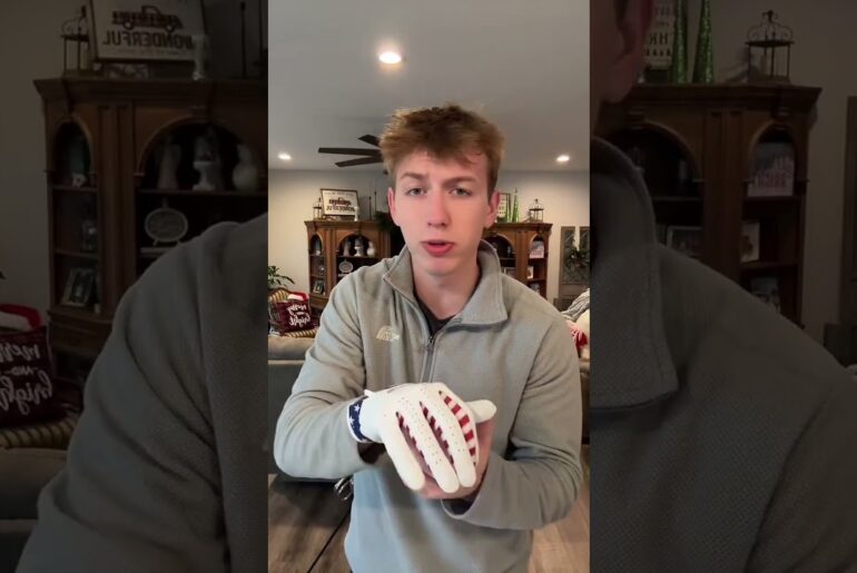 He doesn’t want a plain boring golf glove