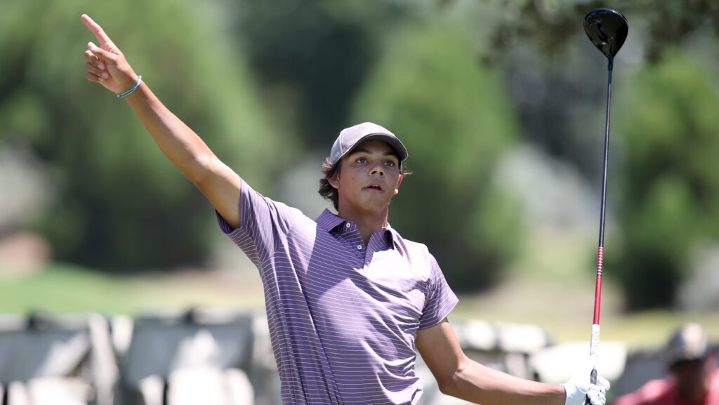Charlie Woods' Team Scores State Title; Tiger in Attendance
