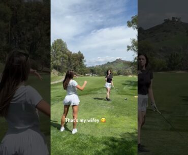 Are we the cutest couple or what?🥰 #golf #golfgirls #pga #golfers #golfing #golfgirl