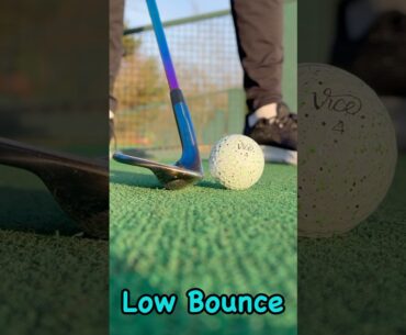 What Wedge BOUNCE to Play to Suit your ATTACK ANGLE  #golf #golftips #golfequipment