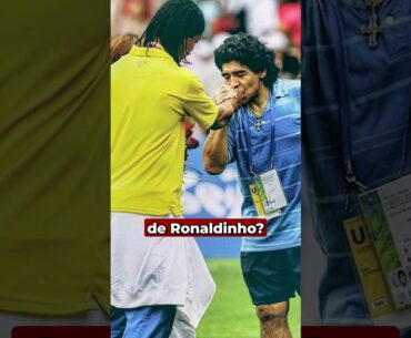 Maradona dijo esto de Ronaldinho