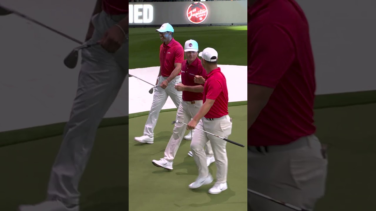 Kevin Kisner Having a BLAST During TGL Match Kevin Kisner Having a BLAST During TGL Match