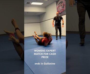 GUILLOTINE in Women’s Jiujitsu Cash Bracket #bjj #jiujitsu #wrestle #nogi #taelornmoore