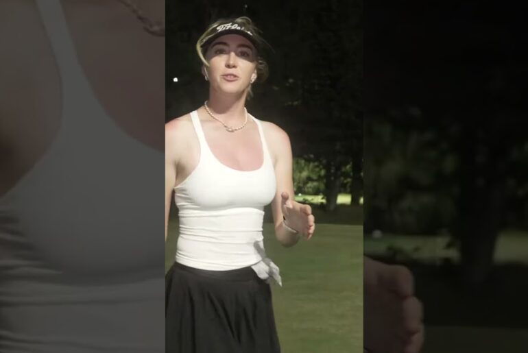 Play this par 3 with me at Night!!! #golf #golfinjapan #japan