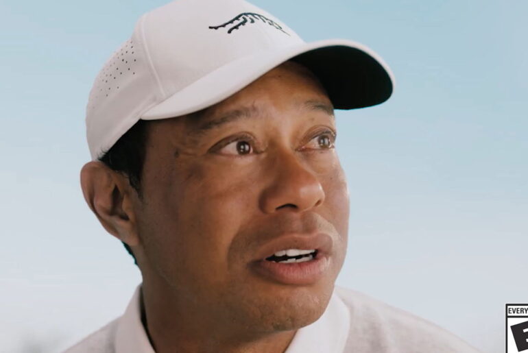 Woods in commercial mode with PGA Tour 2K