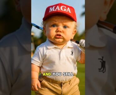 Baby Trump vs Nancy Pelosi on the Golf Course!