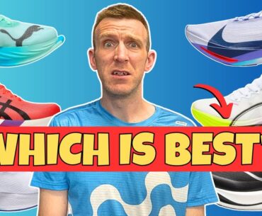 WHICH IS THE BEST?! SUPER SHOE Comparison Review | FAST-R NITRO ELITE 3 - VAPORFLY 4 - SKY TOKYO