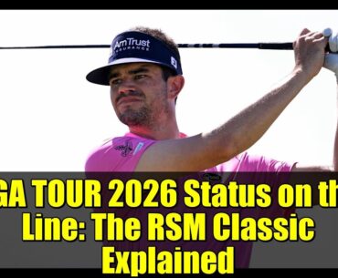 PGA TOUR 2026 Status on the Line: The RSM Classic Explained